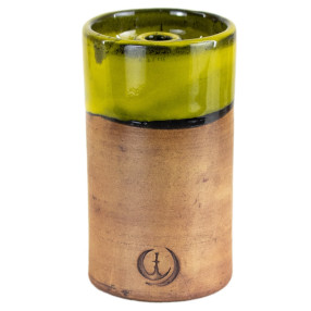 Rosh Narguile Mahalla Hookah Mini Mi Barro Amarelo e Preto