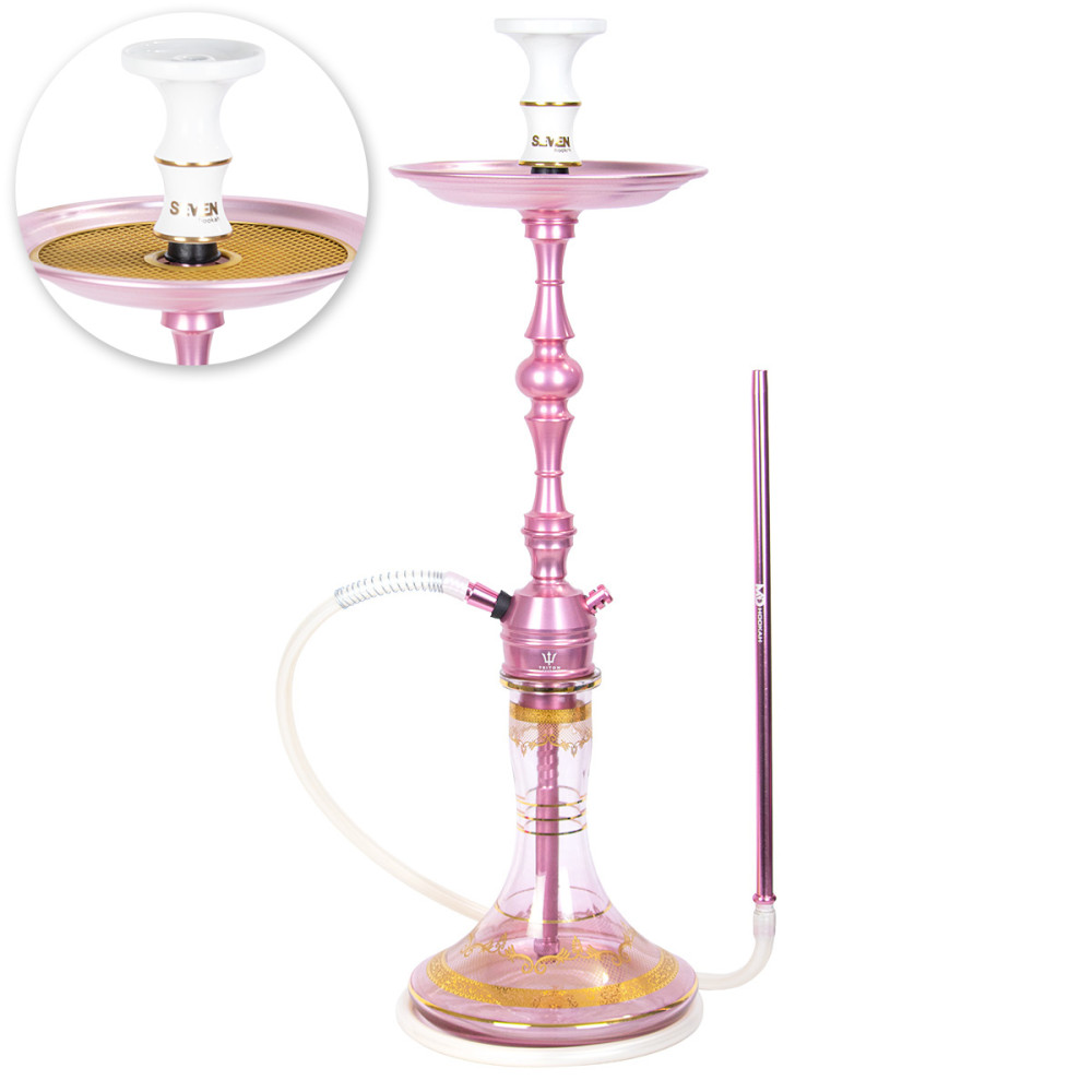 Narguile Triton Up Rose Vaso Md Genie 26cm Rosh Seven Bowl Prato Komanches