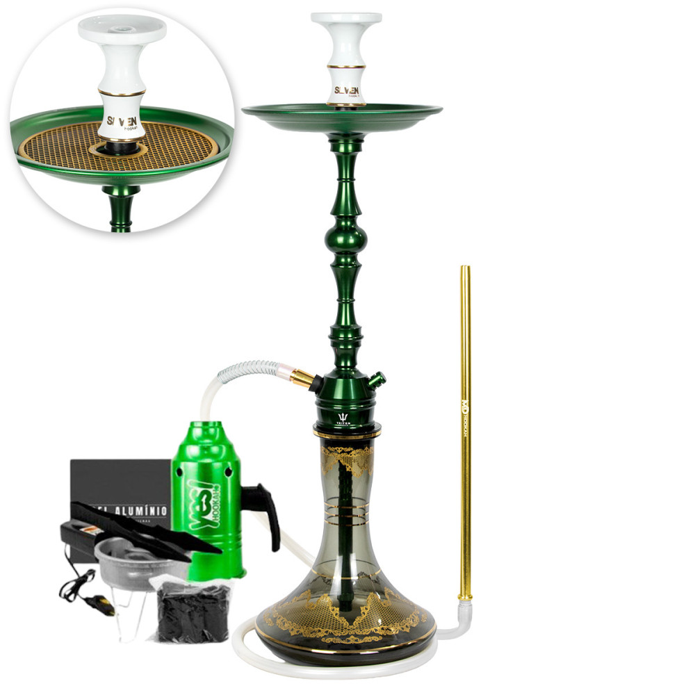 Narguile Triton Up Verde...